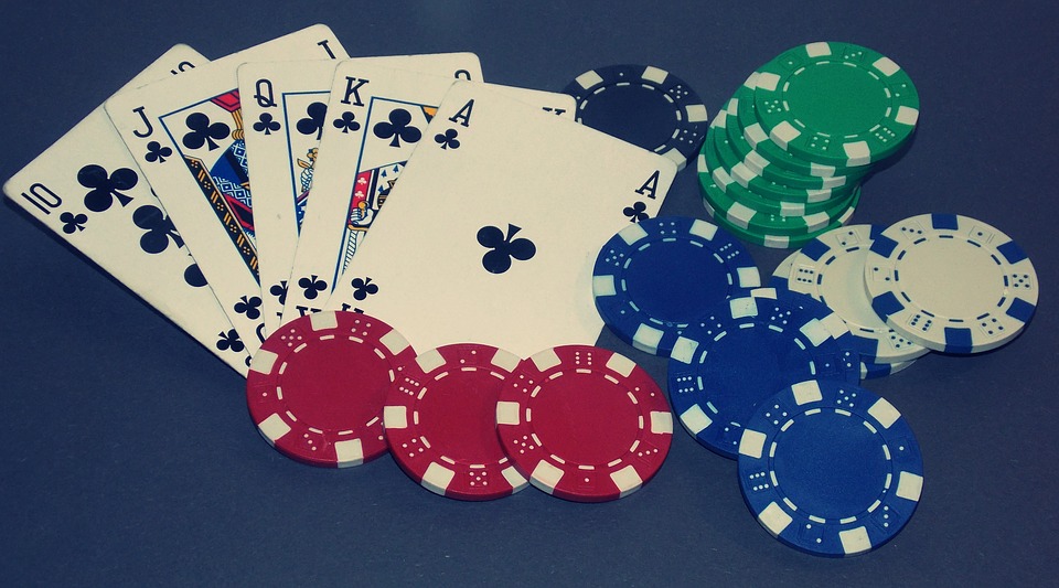 playing cards, chips